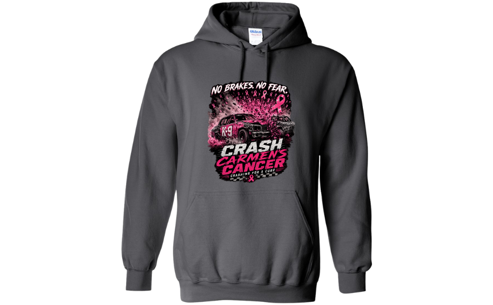 Crashing Carmen's Cancer Hoodie